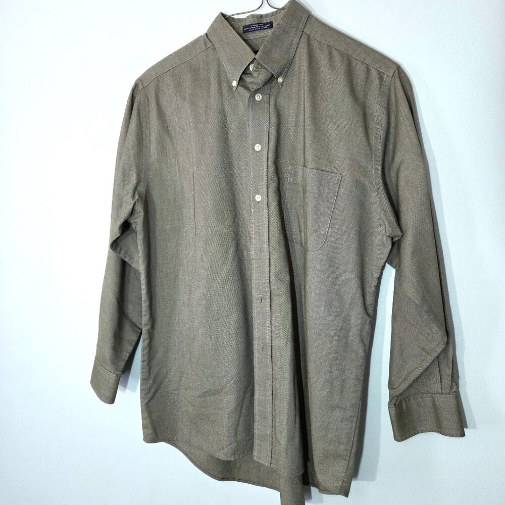 NWOT Barrington Army Green Wrinkle Free Shirt Size 16